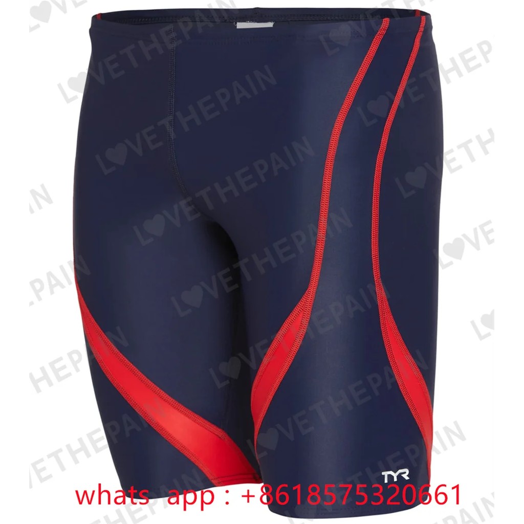 Tyr Men's Alliance Splice Jammer Swimsuit Swimwear Training Swim Shorts Trunks Beach Tight Swimming 