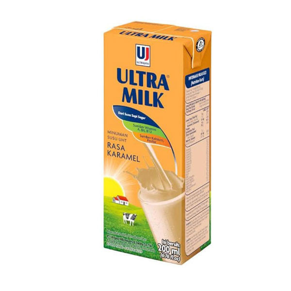 

ULTRA SUSU UHT CARAMEL 200 ML