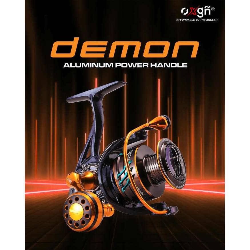 Reel Pancing Sw Oxgn Demon Gen 4.0 12+1 Bb 1000-6000 Power Handle Saltwater