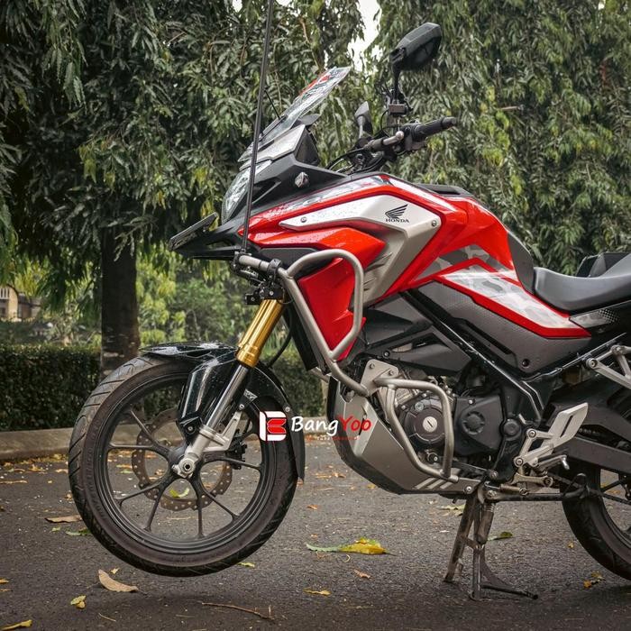 BREKET BRAKET CRASHBAR HONDA CB150X CB 150X BRAKET PELINDUNG BODI
