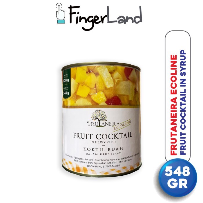 

Peno_Hay FRUTANEIRA ECOLINE Fruit Cocktail in Syrup 820 gram Buah Koktil Kaleng