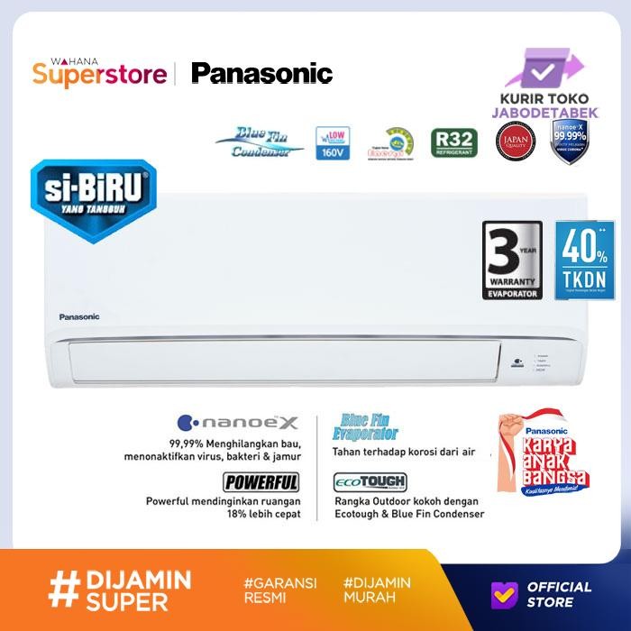 PANASONIC AC STANDARD SPLIT 1/2 PK - CS/CU-PN5WKJ PN5-WKJ