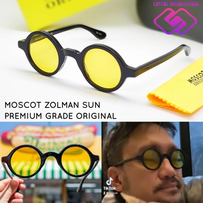 kacamata pria wanita Moscot Zolman kualitas Grade original