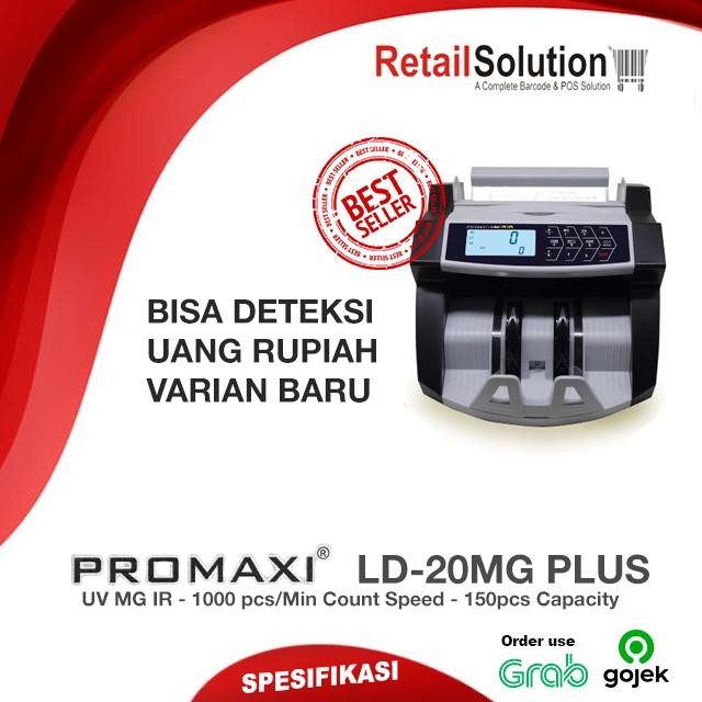 Mesin Penghitung Uang Money Counter - Promaxi LD20MG / LD-20MG / LD20