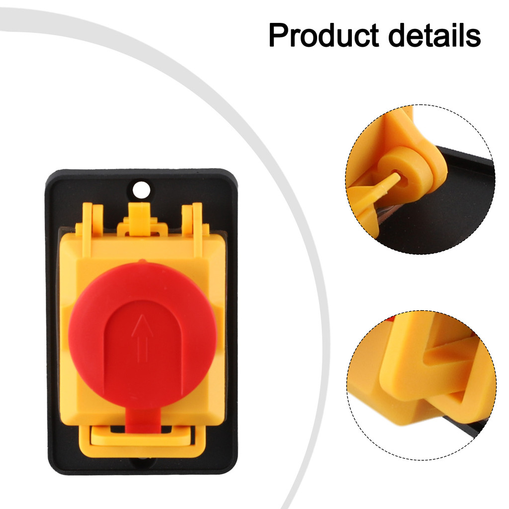 1PCS Electromagnetic Switch For KJD12 4-Pin 16A 250V Stop Waterproof Magnetic Pushbotton Switch Elec