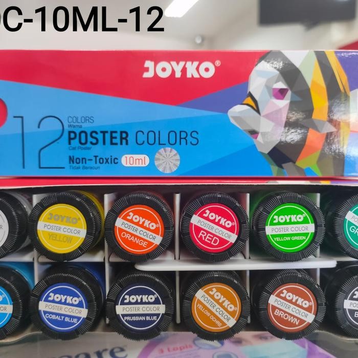 

cat poster joyko titi 10 ml 12 warna