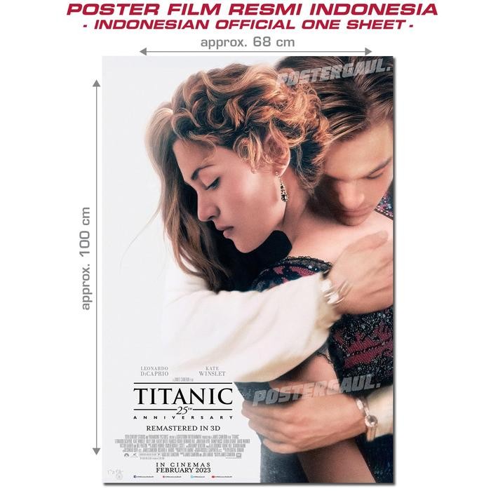 

Poster Film TITANIC (25TH ANNIVERSARY) - original Indonesian one sheet