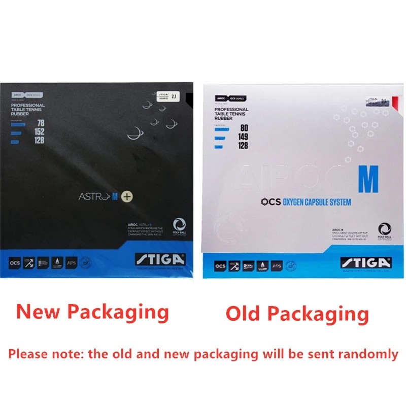 STIGA AIROC-M AIROC-S Table Tennis Rubber Spin Speed Blue Sponge pimples in ping pong sponge