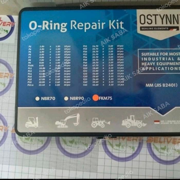 Oring kit FKM 75 MM / O Ring Repair kit FKM 75 Biru