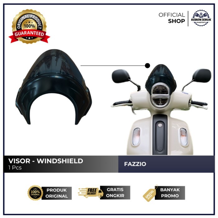 Windshield Fazzio Cyan Visor Double Trouble Thailand Quality Style