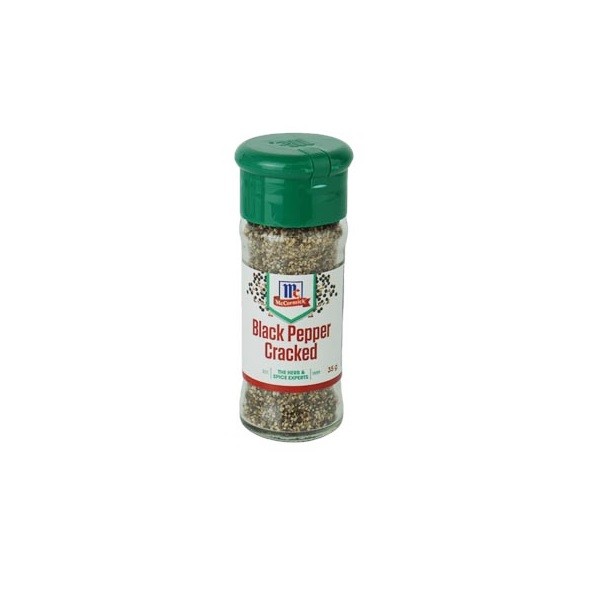 

MC CORMICK BLACK PEPPER COARSE 35 GR