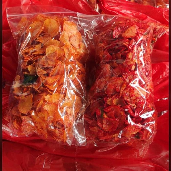 

Dapat 2 Pcs Keripik Singkong Daun Jeruk Balado Dan Rujak Lengket Padang Enak Pedas Manis Ukuran 500
