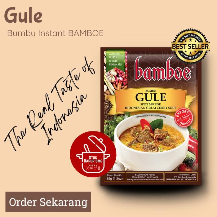 

best seller] Bumbu Masak Instan BAMBOE Indonesia Export Quality GULE 35gr