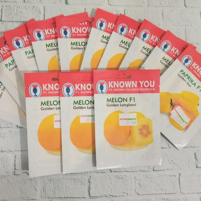 Evergreeeen Benih Melon Golden Langkawi Kemasan Urban Farming