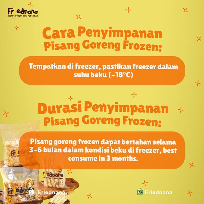 BARANG TERLARIS Pisang Goreng Kipas Frozen