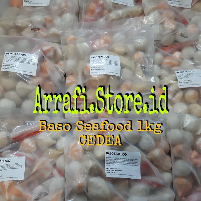 

BARANG TERLARIS Aneka Bakso Seafood 1kg Steamboat Cedea 1kg (PCS) grill shabu shabu