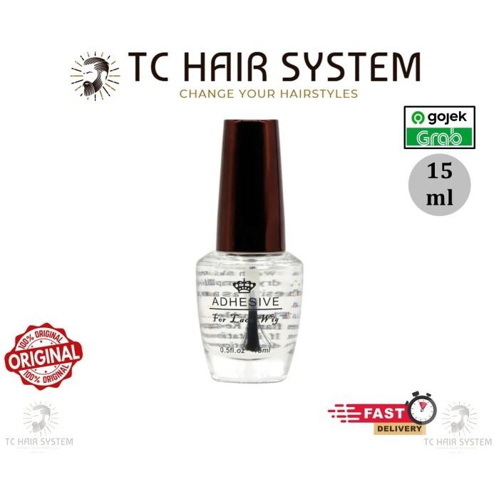 Lem Cair Rambut Palsu / Lem Wig / Lem Toupee / Perekat Rambut Palsu