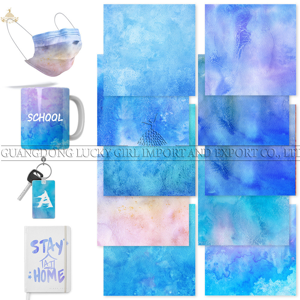 

Lucky Goddness 12*12 In Infusible Transfer Ink Sheet Watercolor Sublimation Ink Transfer