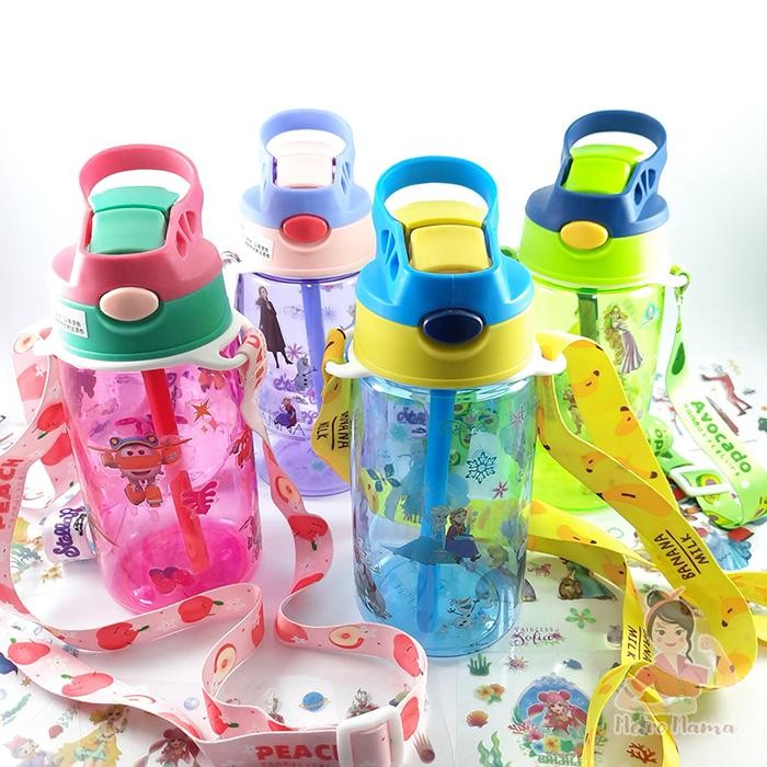 

Promo Botol Minum Anak Lanyard Mix And Match Stiker Diy Transparan Bpa Free Terlaris