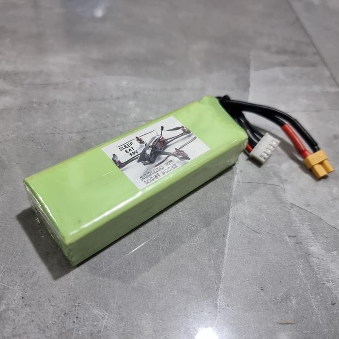 ( FreeOngkir ) Mandala FPV Baterai Battery Rakitan DIY Drone Lithium Polymer li-ion 1700Mah 4S XT30