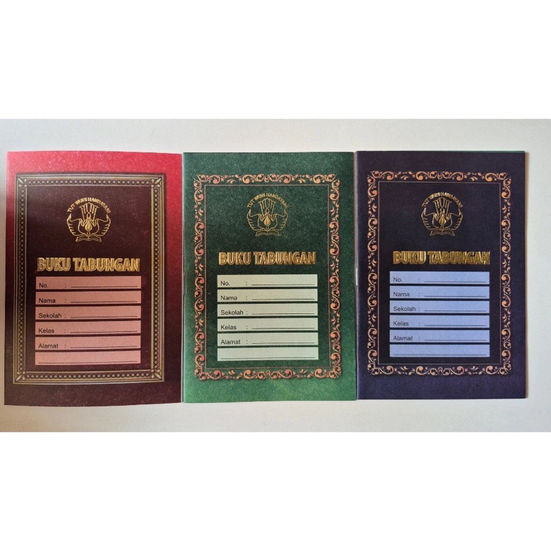 

Buku Tabungan / buku Siswa / 50 pcs Buku Tabungan / Buku Tabungan Murah / buku siswa / Buku Tabungan