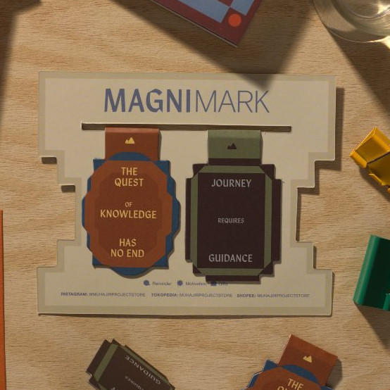 

Magni - Magnetic Bookmark - Pembatas buku magnet