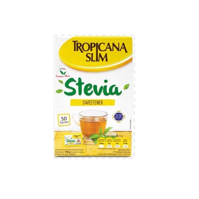 

Gula Rendah Kalori Tropicana SLim Sweetener Stevia 50