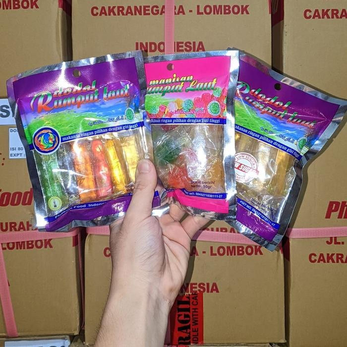 

Paket Kinjo Dodol Rumput Laut Lombok Isi 3 Pcs All Varian Rasa Dodol Rumput Laut Manisan Buah Dodol