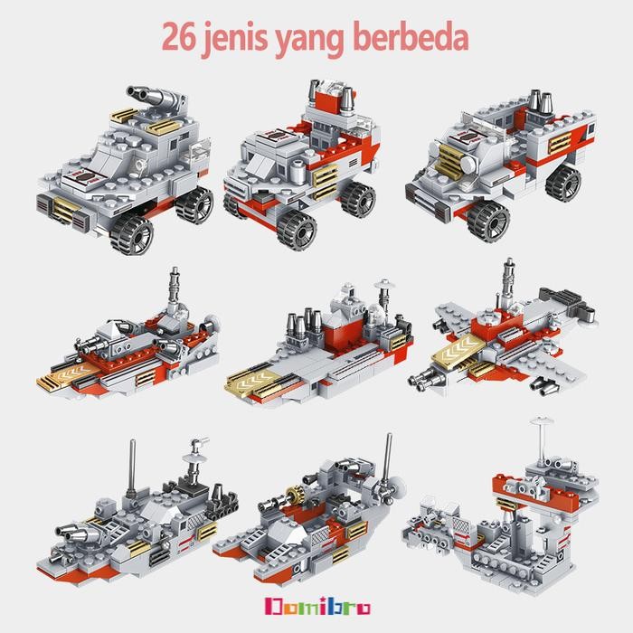 terbaru  mainan brick 1000pcs kapal induk mainan anak laki laki ready