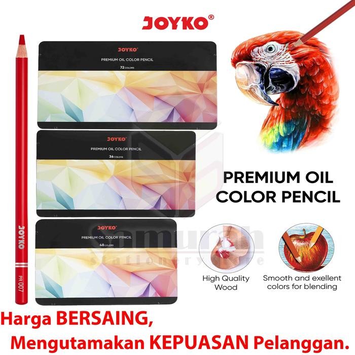 

Pensil Warna Minyak Joyko Cp Tc126 48 Warna / Premium Oil Cp-Tc126-48 Colours #Gratisongkir