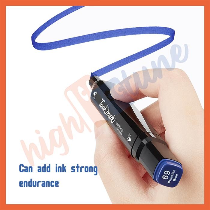 

Hightune Spidol Sketsa Spidol Umum 24/60/80/100/120 Warna Spidol Brush Pen Animation Markers