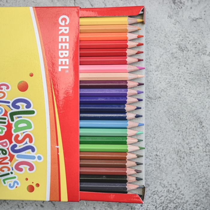 

Pensil Warna Greebel 24 Warna / Classic Colour Pencils #Gratisongkir