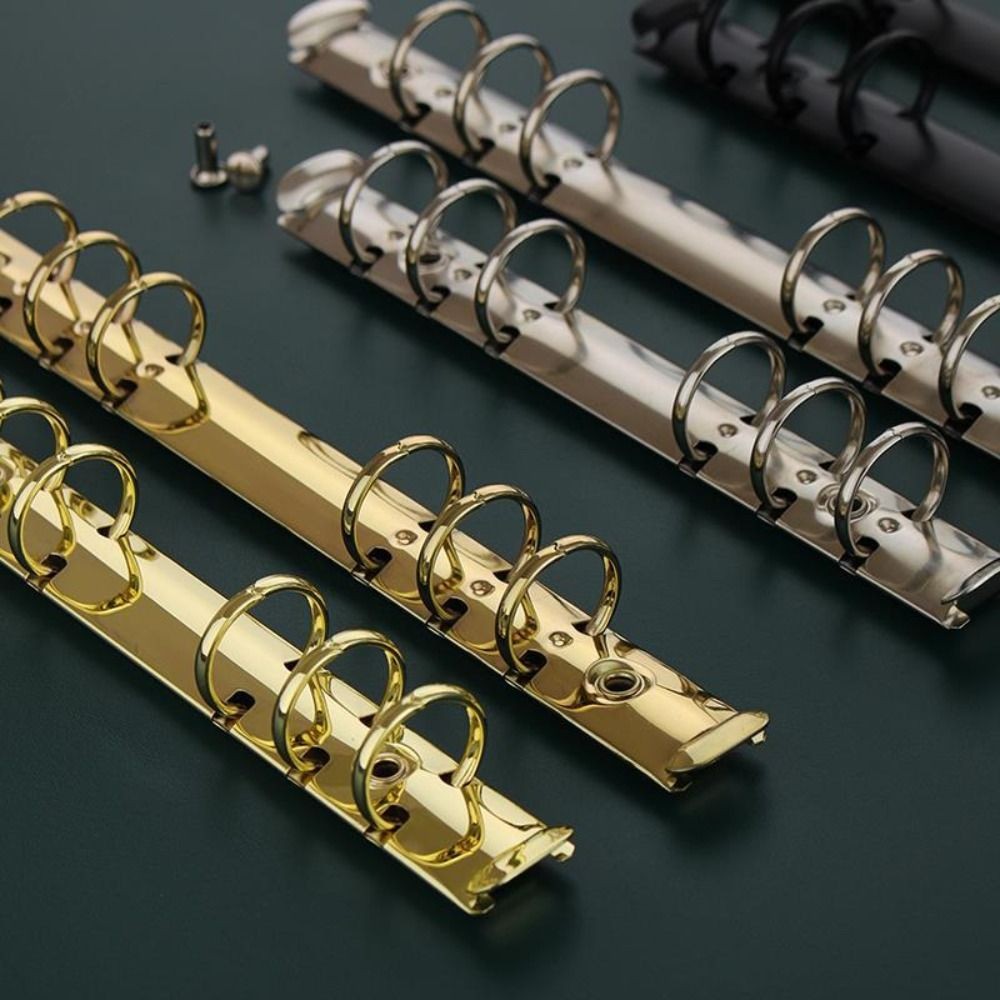 

Paper Fasteners Detachable Stationery Diy Album Diary Loose Leaf Ring Paper Binder Paper Binding