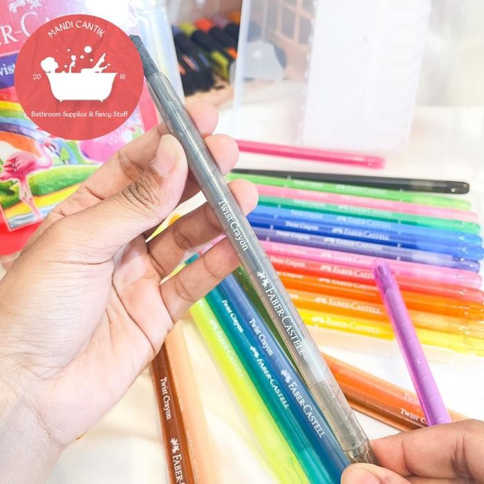 

Twist Crayon 24 Pcs Faber Castel Kode 520613 Alat Stationery #Gratisongkir