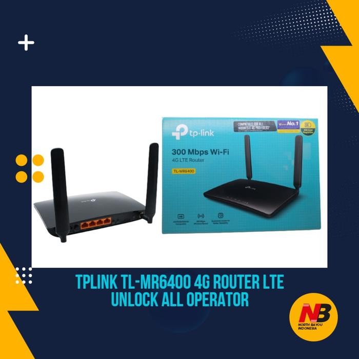 JTTOP" TPLINK TL-MR6400 WIRELESS N 4G LTE ROUTER WIFI MODEM MIFI TP-LINK