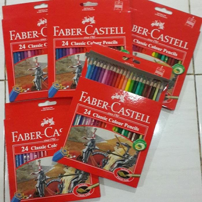 

Pensil Warna Faber Castell 24 Warna Panjang #Gratisongkir