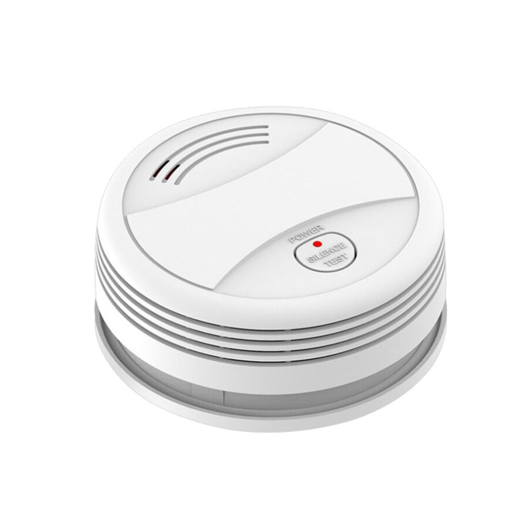 App Notification Tuya Smoke Detector Wifi Smoke Alarm Standalone Sensor Pressing Smoke Detector Red