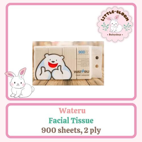 Wateru Bamboo Tissue Facial 900 Sheet