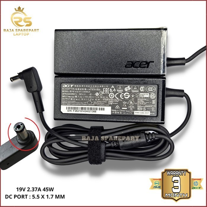 ADAPTOR ACER ES1-131, ES1-432 E5-573 E5-721 ES1-521 ES1-711 ORIGINAL
