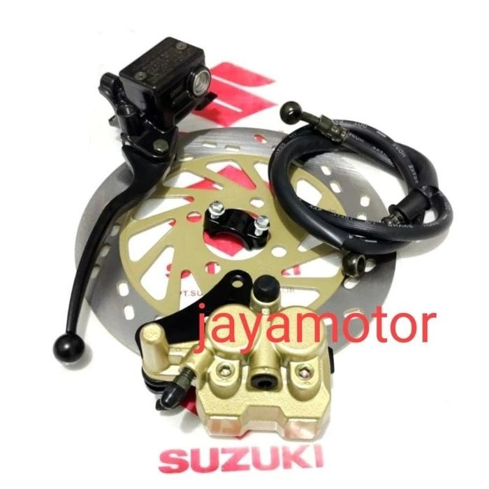 selang rem+piringan+master rem+kaliper depan Suzuki Skywave