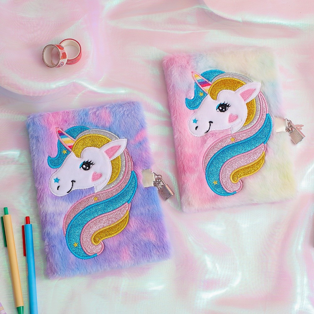 

Notebook buku bulu karakter kelinci cat panda rubah teddy bear lucu diary anak buku agenda kado