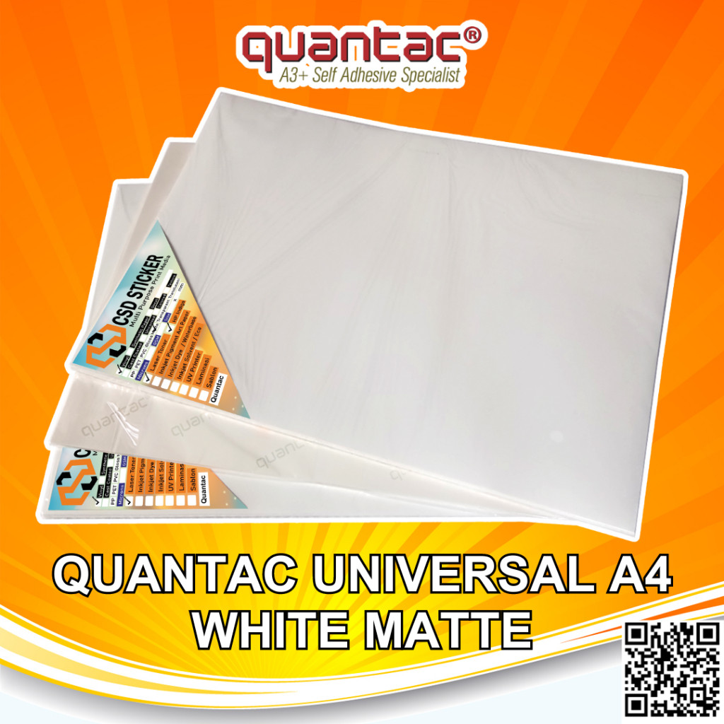 

QUANTAC Sticker Vinyl A4 Stiker Print - REPACK