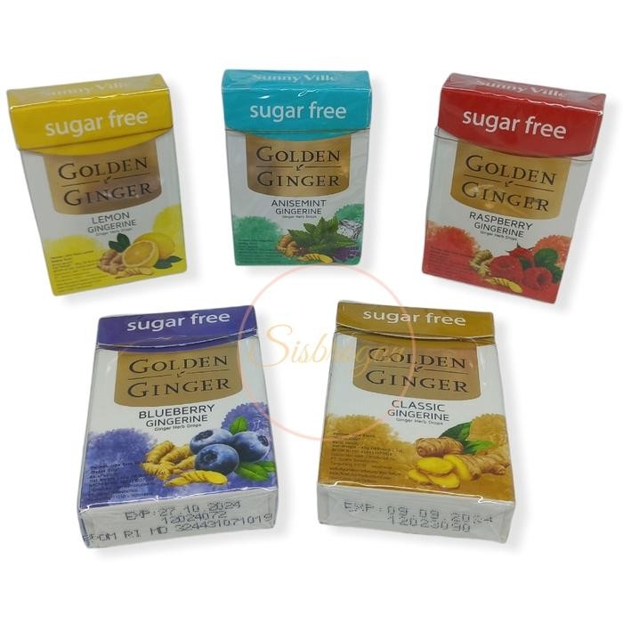 

PastikanTerjaminMutunya- Golden Ginger sugar free permen jahe bebas gula 45 gr