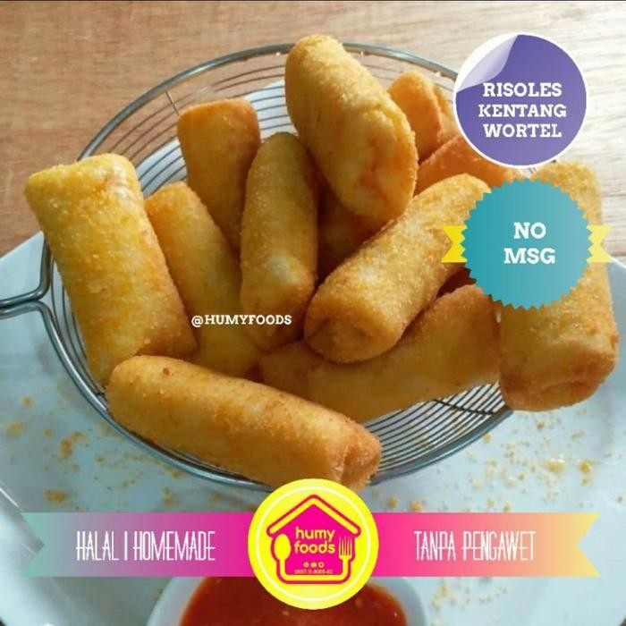 

PastikanTerjaminMutunya- RISOLES KAMPUNG ISI TELUR SAYUR (KENTANG WORTEL~ 10pcs ~ 700gr) Tanpa