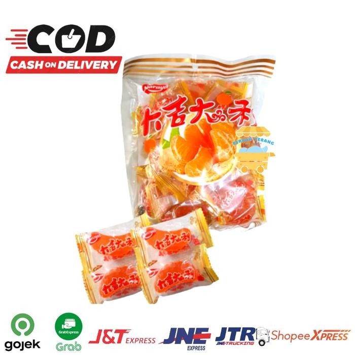 

PastikanTerjaminMutunya- Jelly Jeruk NARAYA Mandarin 500gr Da Ji Da Li HALAL / Permen imlek