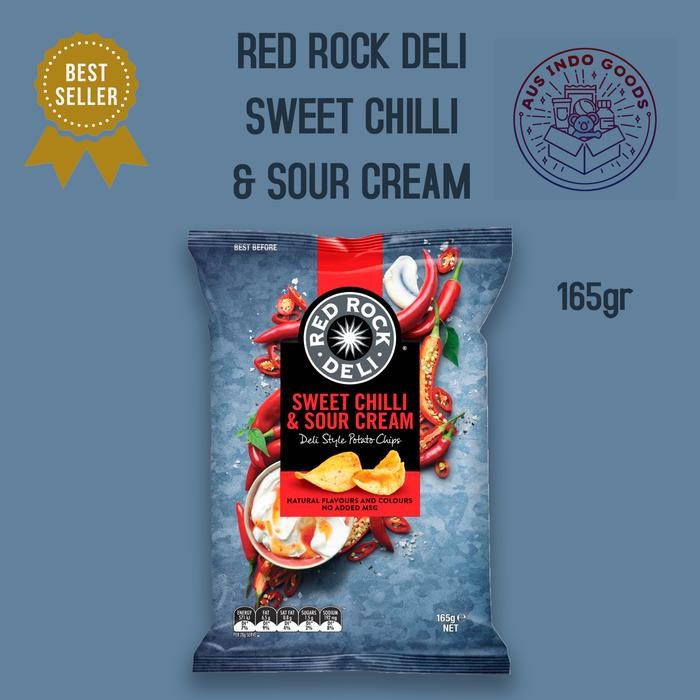 

PastikanTerjaminMutunya- Red Rock Deli Sweet Chilli Sour Cream 165 gr - BEST SELLER