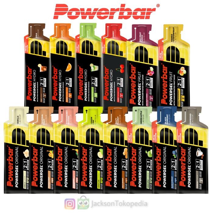 

PastikanTerjaminMutunya- Powerbar Energy Gel Semua Varian & Rasa / PowerGel Hydro Fruit Original SIS