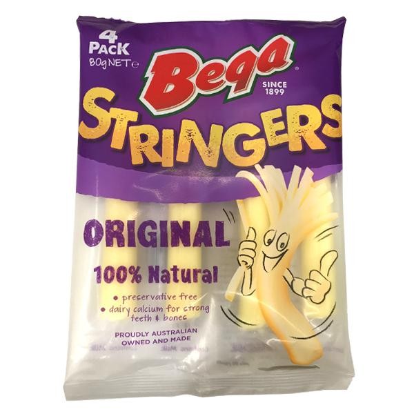 

PastikanTerjaminMutunya- Bega Stringers Mozzarella Cheese Stick 80g