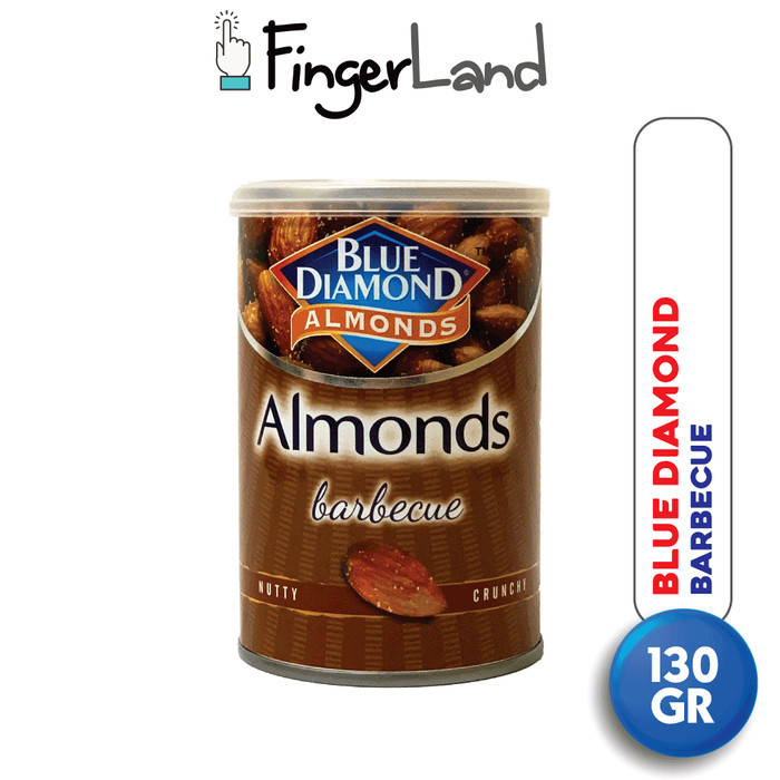 

PastikanTerjaminMutunya- BLUE DIAMOND Roasted Almonds Barbecue 130 Gram Kacang Almond Barbecue