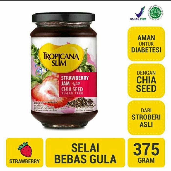 

PastikanTerjaminMutunya- TROPICANA SLIM Strawberry Jam 375gr